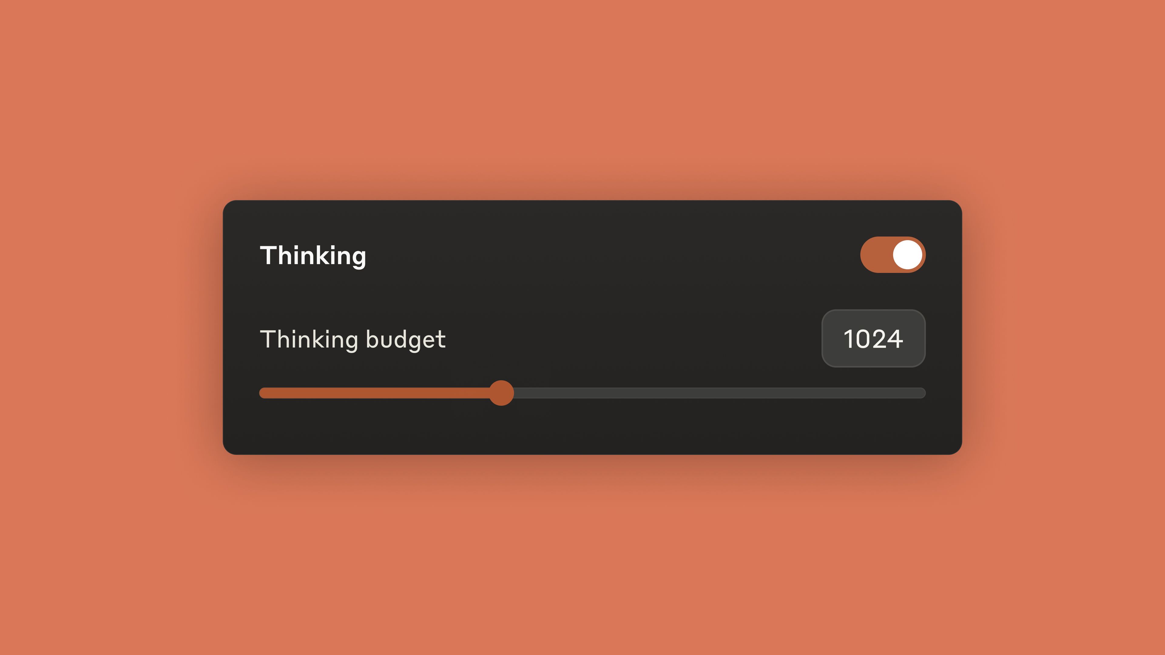 Claude 4 extended thinking interface
