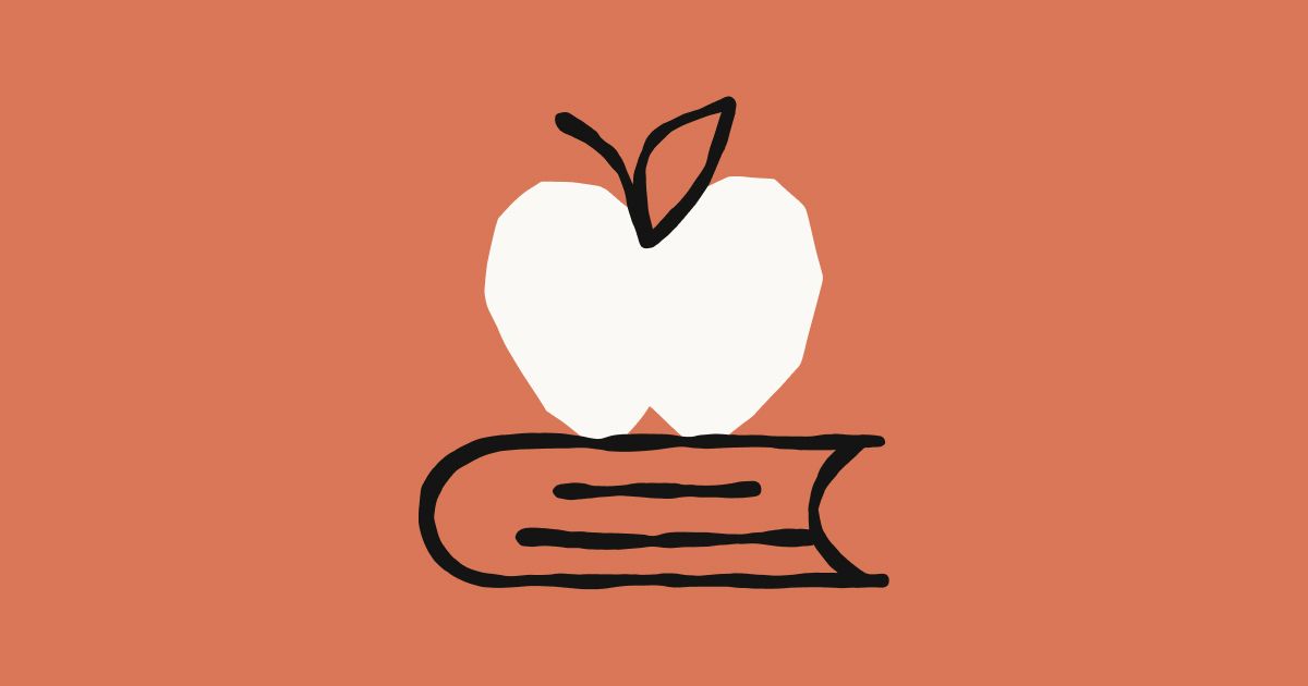 Claude for Teachers announcement header image showing a teacher at a whiteboard with a glowing 'C' emblem, books, and geometric shapes